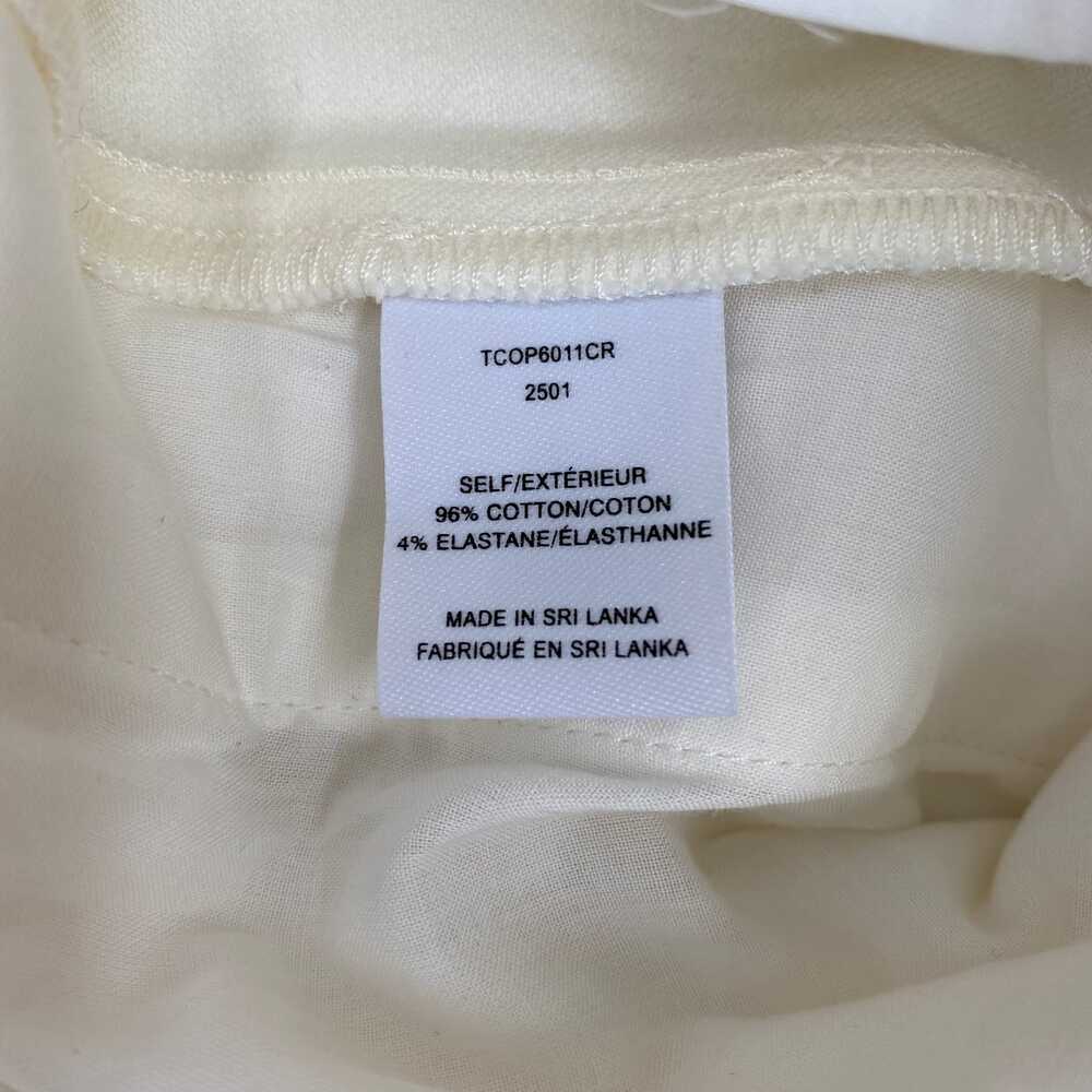 Derek Lam 10 Crosby Cream High Waisted Button Accent Shorts | Size Regular 2 - Picture 4 of 6